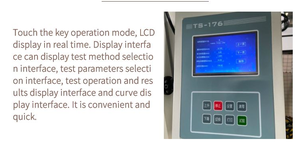Testeur de résistance à la traction électronique à affichage numérique 220V Machine d'essai de traction en plastique portable en matière plastique - Product Image 3