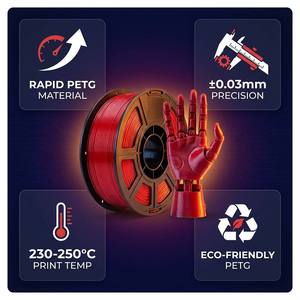 Filamento de Impresora 3D de Plástico PETG Ecológico de Alta Calidad de 1.75 mm, Bobina PETG ECO, Material Consumible FDM - Product Image 4