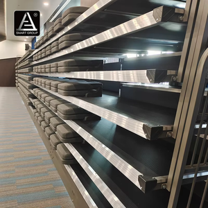 Tribunes rétractables pour gymnase intérieur, tribunes rétractables pour terrain de <span class=keywords><strong>basket</strong></span>-ball intérieur, système de sièges télescopiques - Product Image 6