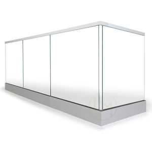 Rail de guidage en aluminium, profilé en U en aluminium pour garde-corps en verre, <span class=keywords><strong>piscine</strong></span>, meilleur prix - Product Image 1