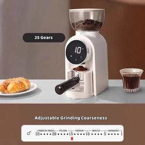 เครื่องบดกาแฟแบบพกพาสำหรับใช้ในบ้าน 220V สำหรับใช้งานเชิงพาณิชย์  หน้าจอสัมผัสอัจฉริยะ สำหรับเมล็ดกาแฟเอสเพรสโซ - Product Image 5