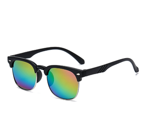 แว่นกันแดดเด็กทรงโลหะสไตล์เกาหลี กรอบคิ้วไล่สี ป้องกันรังสียูวี 400 สำหรับกิจกรรมกลางแจ้ง - Product Image 5