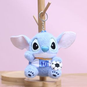 Portachiavi Peluche <span class=keywords><strong>Lilo</strong></span> & <span class=keywords><strong>Stitch</strong></span> a Forma <span class=keywords><strong>di</strong></span> Pallone da Calcio, Super Morbido con Imbottitura in Cotone PP, per Ragazzi 11-30cm - Product Image 3