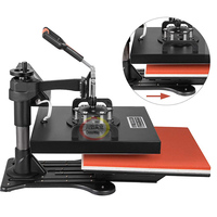 Presse à chaud 15 x 15 pouces 8 en 1 numérique multifonctionnelle pour sublimation de t-shirts
