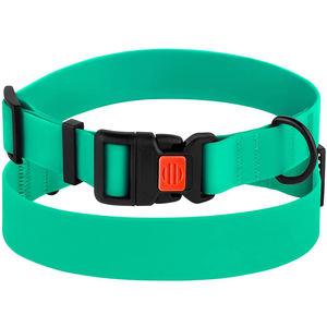 Nibao plana colorido resistente al desgarro de PVC recubierto de poliéster de <span class=keywords><strong>Nylon</strong></span> básico Collar para perro mascota suministros - Product Image 5