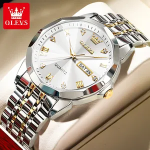 OLEVS 9931 OEM Custom Logo Design Luxury Classic Style Men's Business Wrist Watch Luxury Waterproof Quartz Watches For Man