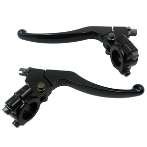 Palancas universales de freno <span class=keywords><strong>y</strong></span> embrague para motocicleta de 22mm con manija de freno de tambor de 7/8 pulgadas, percha para manillar ATV para motos de Cross - Product Image 5