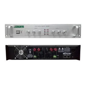 Dante dijital ses matrisi İki kanallı 2 60W güç amplifikatörü toplantılar ve konferanslar için ses ve video konferans çözümleri