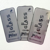 Protection d'écran en verre trempé anti-espion premium pour iPhone 17 Pro Max Film Téléphone portable