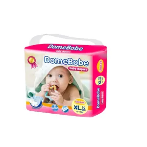 Produit de gros en pulpe pelucheuse souple et respirante pour couches pour bébés Softcare pour le marché africain