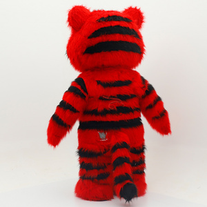 <span class=keywords><strong>Alquiler</strong></span> de Disfraz de Tigre de Peluche Inflable Rojo de Tamaño Real para Adultos Unisex, para Pascua/Halloween - Product Image 4