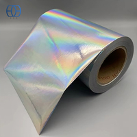 Matériau d'étiquettes autocollantes en PP holographique laser, rouleau jumbo pour impression flexographique et étiquettes d'emballage