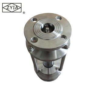 LZB-FA100-40 Hoge Druk Flens Glazen Buis Mechanische Industriële Water Vloeibare Verticale Chloor Rotameter Flow Meter - Product Image 2