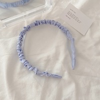 YH Vente en gros – Bandeau en soie personnalisé avec logo pour filles, motif floral et nœud, accessoires capillaires mignons pour usage quotidien
