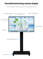 Pantalla Inteligente Móvil Personalizada de Fábrica, con Altura Ajustable, Pantalla Táctil, Sistema Android, Carcasa Personalizada para Uso Familiar