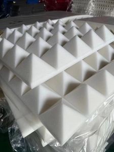 Tường trang trí hấp thụ âm thanh Polyester Acoustic bảng bọt tấm nêm bọt trong màu đen với chất kết dính - Product Image 5