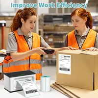 Vente en gros d'usine, étiquettes blanches vierges durables et imperméables, rouleau d'étiquettes adhésives thermiques 50*30mm, étiquettes d'expédition pour usage de bureau