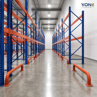 Étagère de stockage d'entrepôt, rayonnage à palettes robuste, réglable, 5 niveaux, en acier, pour matériaux de construction