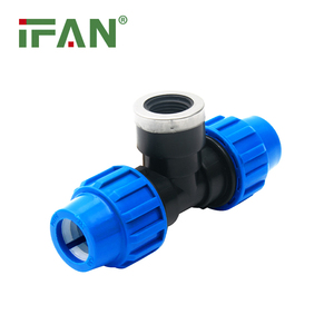 ASTM d3035 khuỷu tay TEE PP nén phụ kiện IFAN tiêu chuẩn cao HDPE Phụ Kiện 20-110mm <span class=keywords><strong>Poly</strong></span> phụ kiện đường ống - Product Image 5