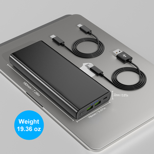 5V 12V 20V 24V dc100w 25000mAh 30000mAh kép USB C PD 100W QC 3.0 nhanh chóng sạc máy tính xách tay ngân hàng điện cho PC Lưu ý cuốn sách máy ảnh máy tính bảng - Product Image 6