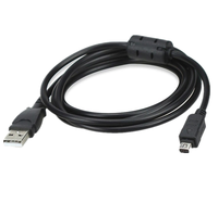 Cable de datos y carga de cable de cámara USB de alta calidad 1,5 M 12Pin para Olympus/USB6 12P