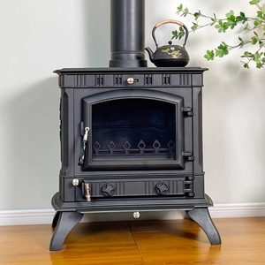 Poêle à bois intérieur au design moderne, cheminée en fonte sans fumée <span class=keywords><strong>Godin</strong></span> pour le chauffage domestique - Product Image 4