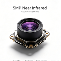 Módulo de Cámara de Infrarrojos Cercanos de 5MP, Módulo de Cámara de Visión Industrial CMOS NIR para Inspección por Visión Artificial