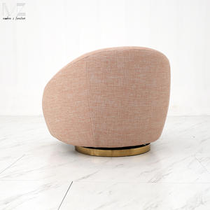 Design italiano pesante contemporaneo per il tempo libero moderno occasionale bracciolo accento sedia per il tempo libero <span class=keywords><strong>poltrona</strong></span> girevole per la casa soggiorno - Product Image 4