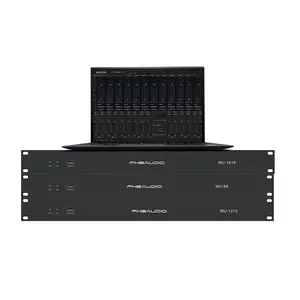 Provides customized operation interfaces with echo cancellation 12x12 channels digital sound processor matrix DSP