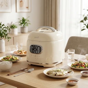 หม้อหุงข้าวอัจฉริยะอเนกประสงค์ 10 in 1 รุ่น New Home ความจุขนาดใหญ่ 5 ลิตร สำหรับครอบครัวใหญ่ พลังงาน - Product Image 1