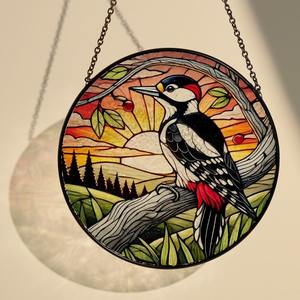 Décoration pour la maison, attrape-soleil, décoration pour <span class=keywords><strong>fenêtre</strong></span>, vitrail, cadeaux d'anniversaire pour femmes - Product Image 5