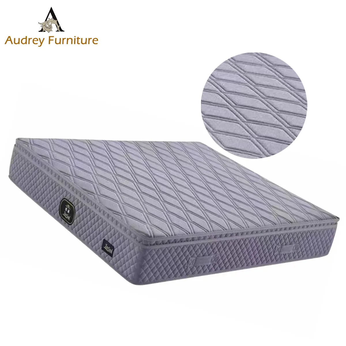 Audrey High Quality In Stock High Elastic 3d Material Antibacterial And Anti-Mite Sponge Mattress