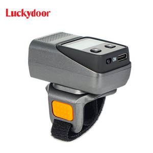 Mini <span class=keywords><strong>lecteur</strong></span> de codes à barres petit <span class=keywords><strong>lecteur</strong></span> de codes de <span class=keywords><strong>doigt</strong></span> sans fil 2.4g scanner d'anneau pour tablette de téléphones Android Ios - Product Image 3