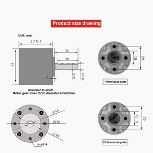 Motor de Imán Permanente con Reductor 775 de 12V 24V, Reductor Planetario de 42MM, Caja de Engranajes Planetaria - Product Image 5