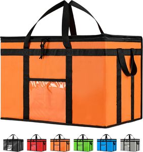 Hot Delivery Bag Waterproof Easy Clean Aluminum Foil Food Warmer Bags Carry <b>Pizza</b> <b>Box</b> Insulated Food Delivery Bag - Product Image 2