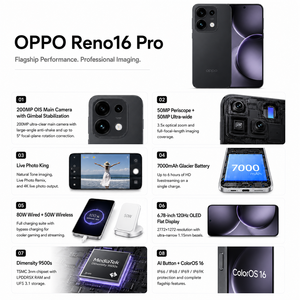 OPPO Reno16 Pro 5G 2026: Smartphone con Processore Dimensity 8450, Tripla Fotocamera OIS da 200MP, Display 120Hz, Batteria 6500mAh, Ricarica 80W - Product Image 3