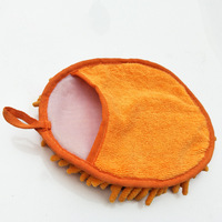 Gants de lavage de voiture en chenille double face Gants de nettoyage de voiture multifonctionnels en microfibre Gants de nettoyage et de beauté de voiture