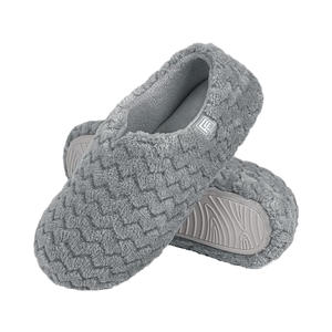 Chaussons d'intérieur chauds en mousse à mémoire de forme, antidérapants, tendance, fabriqués en usine, pour l'hiver et le printemps, à bout fermé - Product Image 4