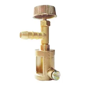 Cast Iron Burner Using Brass Gas Control Valve