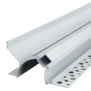 Plaster In Gypsum Wall Drywall Recess 2meter Channel Aluminum Recessed For Roof Aluminium Profiles Shadow Gap Light Led Profile