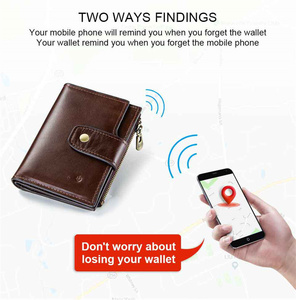 <span class=keywords><strong>Portefeuille</strong></span> Intelligent en Cuir Véritable pour Homme avec Connectivité Bluetooth, Traqueur GPS, Anti-Perte et Protection RFID - Product Image 4