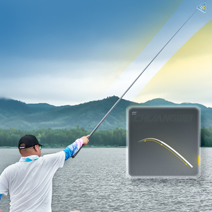 Canne à pêche télescopique en fibre de carbone 40T+46T de 360cm-720cm pour la pêche en eau douce, idéale pour les petits achiganes - Product Image 5