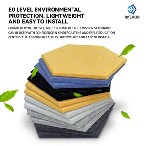 Panel acústico de salón de oficina de fibra de poliéster 100% ecológico, asepsia absorbente de sonido PET de 12mm, insonorizado para apartamento de Hotel - Product Image 4