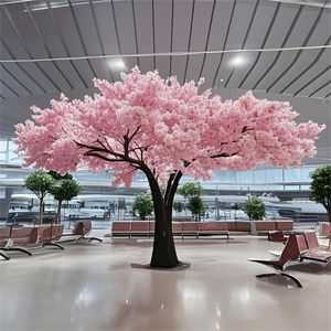 Grand cerisier artificiel de 3,3 m de haut et 6 m de <span class=keywords><strong>large</strong></span>, cerisier en fleurs de haute qualité, arbre <span class=keywords><strong>d</strong></span>écoratif pour l'aménagement paysager, <span class=keywords><strong>plante</strong></span> artificielle - Product Image 3