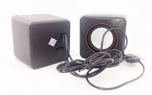 Portatile USB mini cablato 2 pezzi desktop / laptop piccolo altoparlante esterno piccolo altoparlante regalo audio 2.0 scatola del telefono cellulare