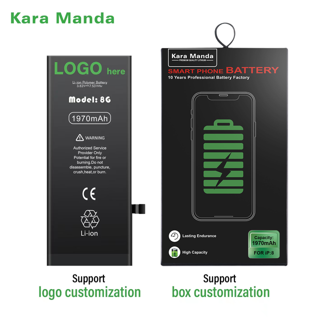 Kara Manda Factory Fast Delivery Replacement Phone Batteries for Battery iPhone for Oem iPhone 8 Oem iPhone 8 Plus Battery