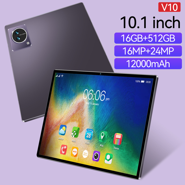 5G 10.1 Inch Dual SIM Android 12 Octa Tablette Phone Call Tablet