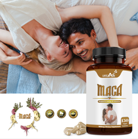 Capsules de racine de maca noire de marque privée OEM en poudre