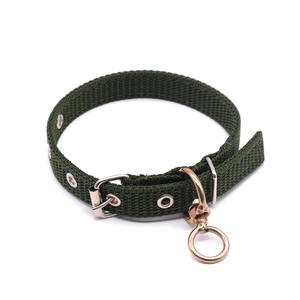 <span class=keywords><strong>Collier</strong></span> réglable <span class=keywords><strong>anti</strong></span>-dérapant de cou de fibre de polyester d'article vert militaire de vente chaude <span class=keywords><strong>pour</strong></span> des chiens - Product Image 6