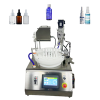 Machine automatique de remplissage, sertissage et bouchage de flacons en verre de 1 ml à 10 ml, machine de remplissage d'eau pour petites bouteilles, machine d'emballage